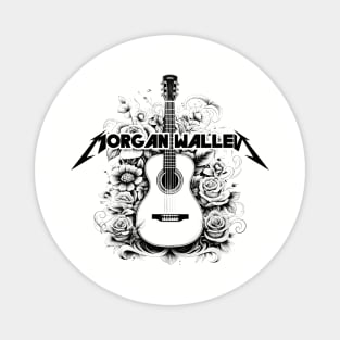 Morgan Wallen Guitar Floral Magnet